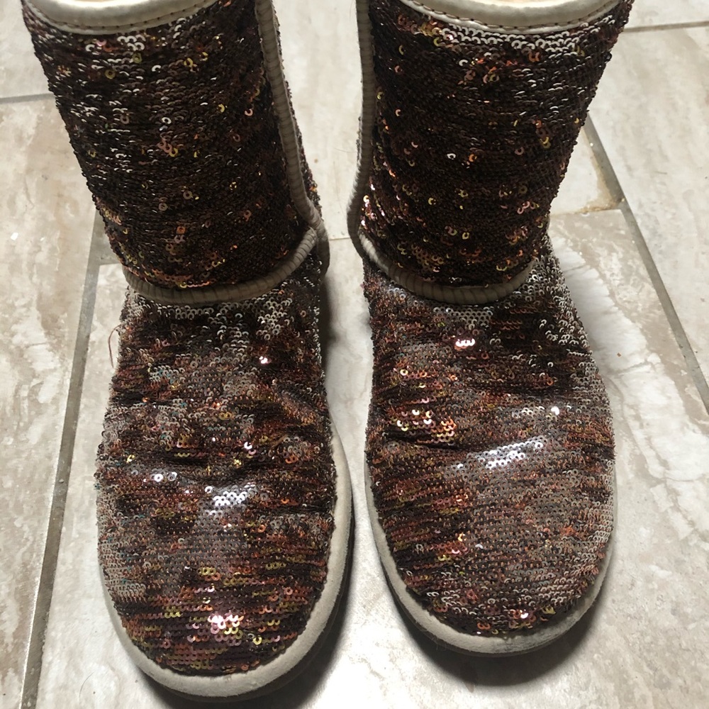 Ugg sequin boots- mid calf